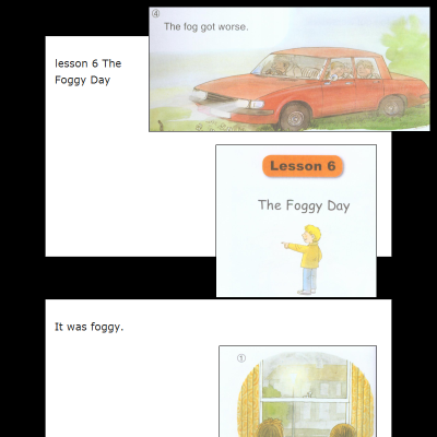 lesson 6 the foggy day